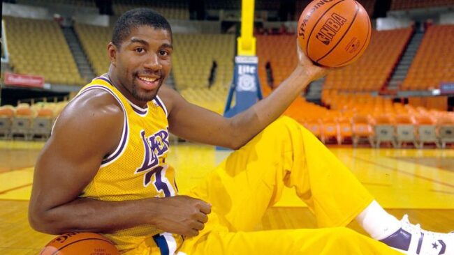 equipos de NBA más dominantes - Lakers - Magic Johnson